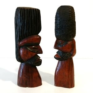Handcrafted Wooden Tribal Art Sculptures